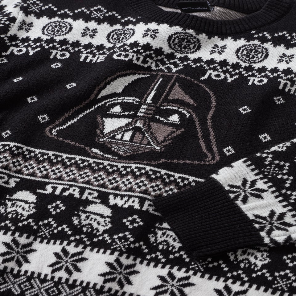 Star Wars Black Christmas Knit Jumper