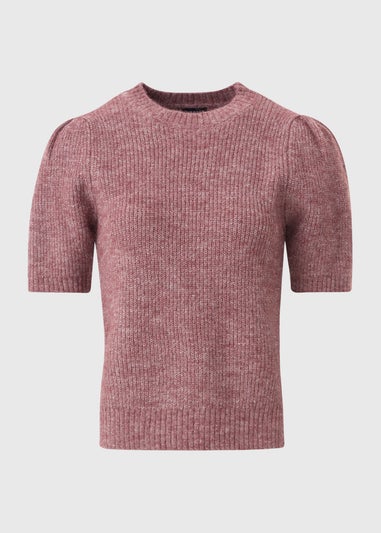 Et Vous Mauve Fluffy Knit Jumper