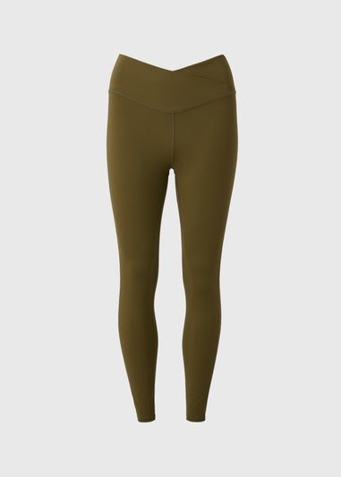 Souluxe Khaki Wrap Waist Leggings