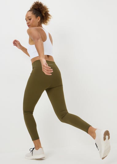 Souluxe Khaki Wrap Waist Leggings