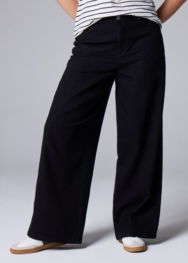 Black Wide Leg Jeans