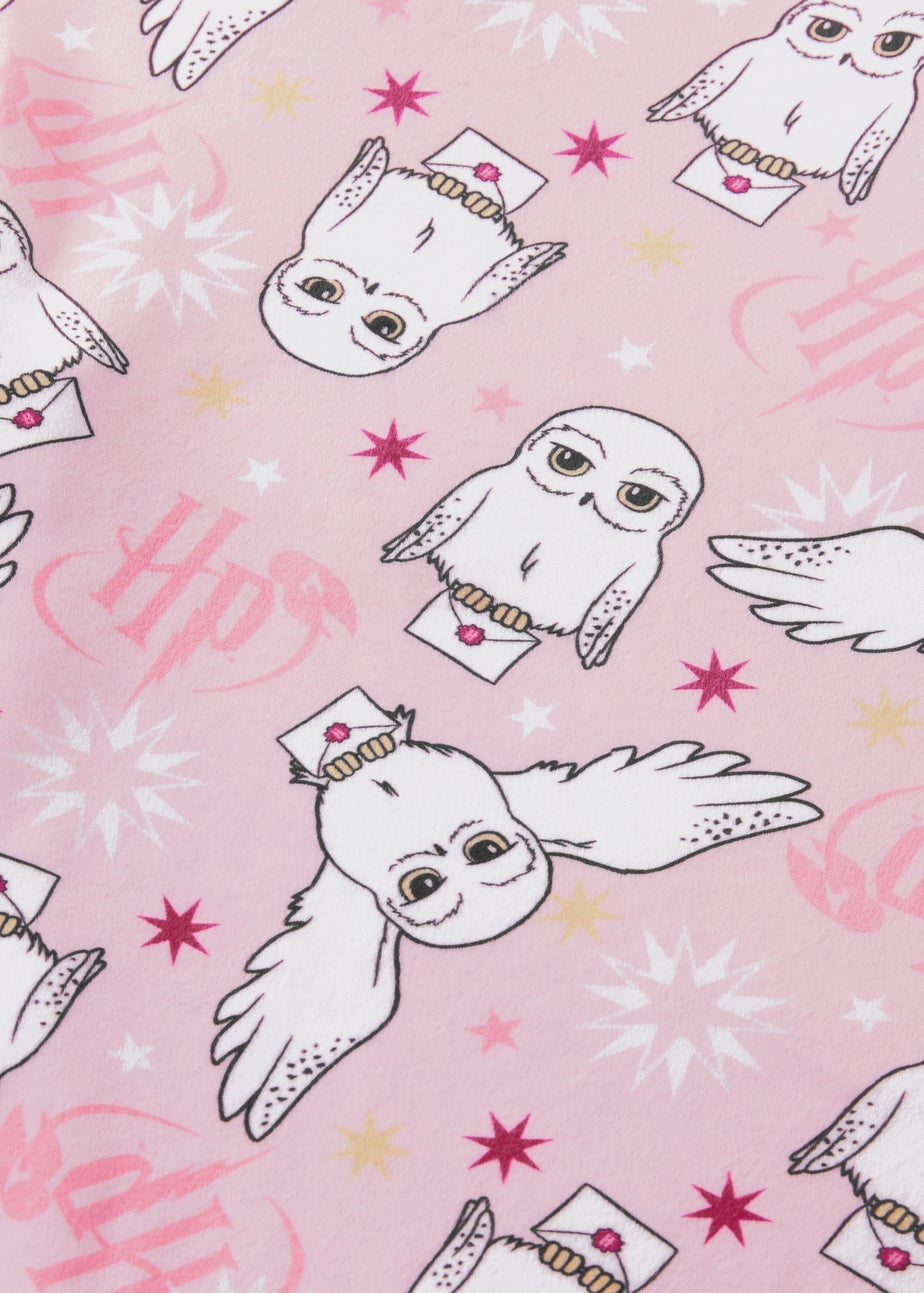 Harry Potter Girls Pink Hedwig Pyjama Set (4-13yrs)