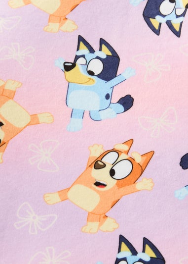 Bluey Girls Pink Fleece Pyjama Set (1-7yrs)