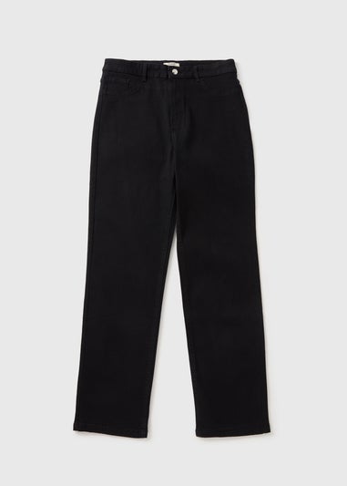 Black Straight Leg Jeans