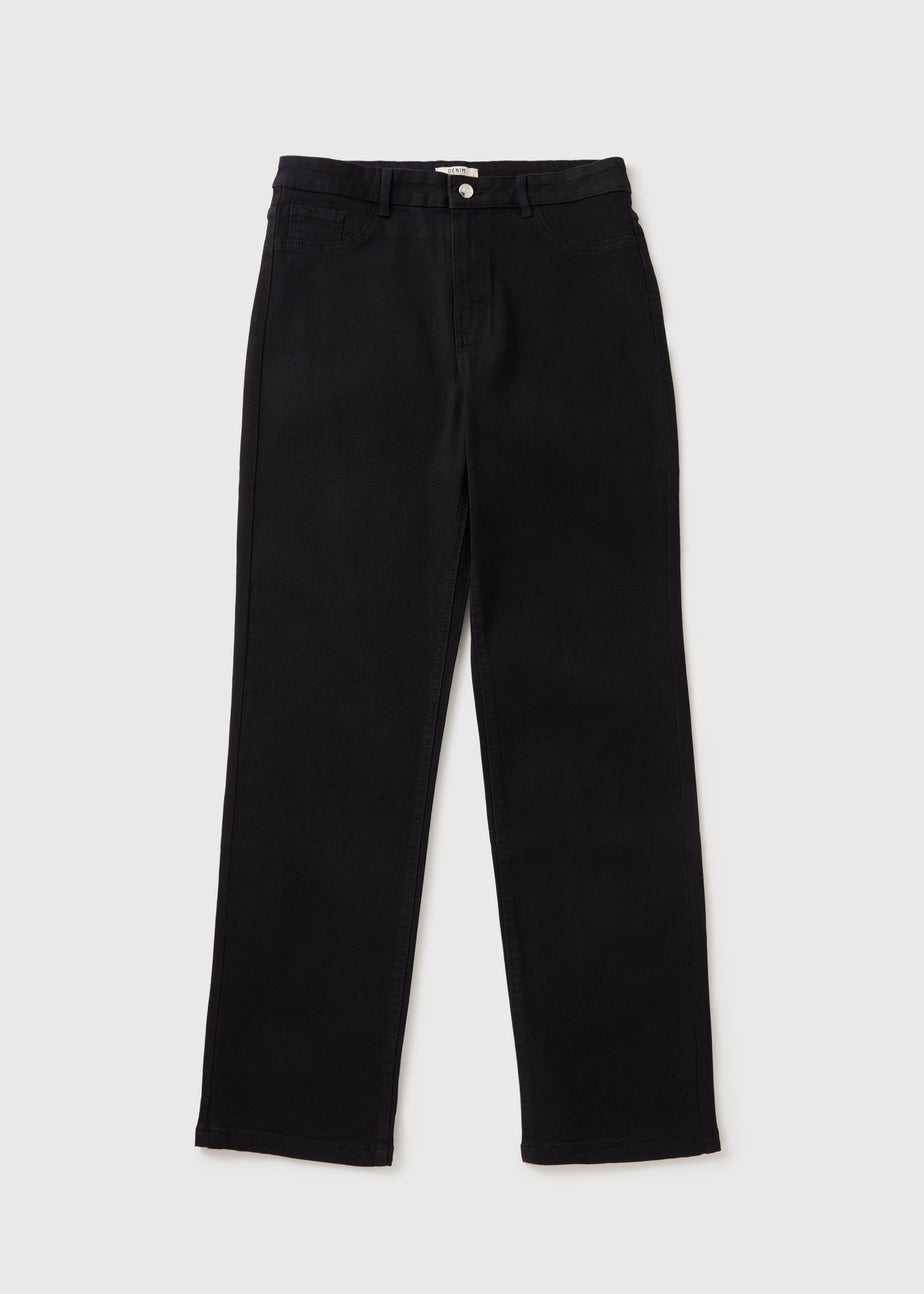 Black Straight Leg Jeans