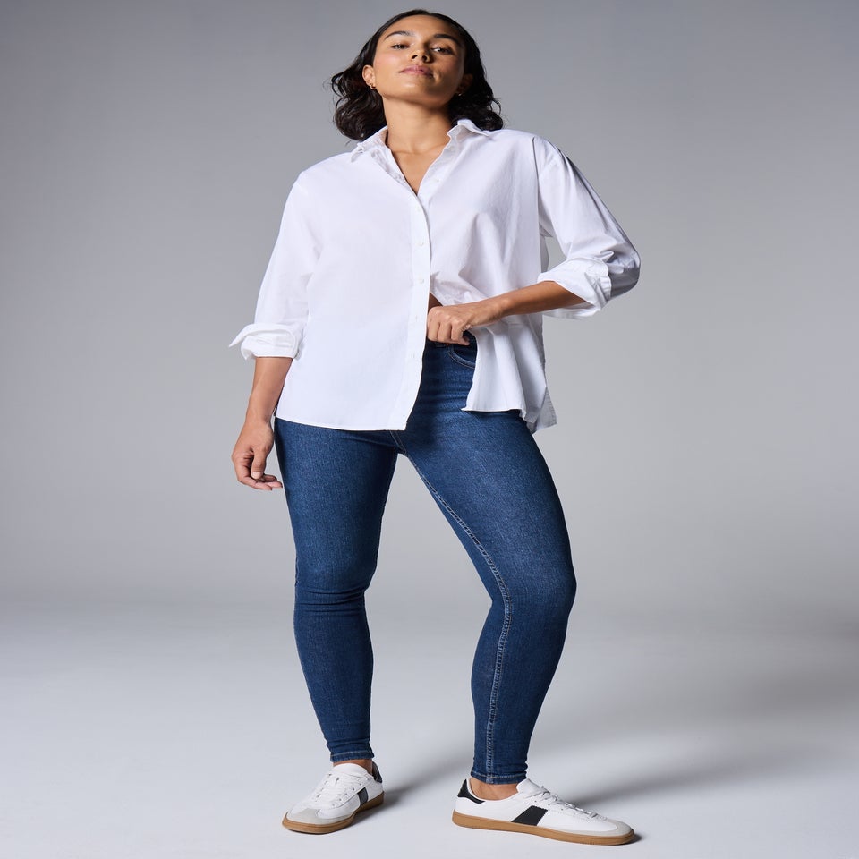 Darkwash April Skinny Jeggings