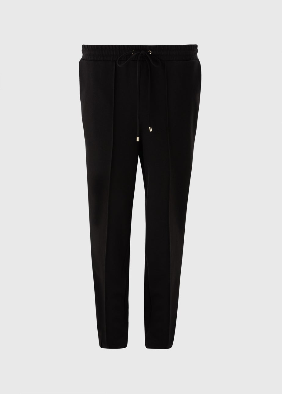 Et Vous Black Ponte Twill Jogging Bottoms