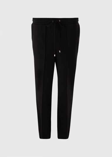 Et Vous Black Ponte Twill Jogging Bottoms