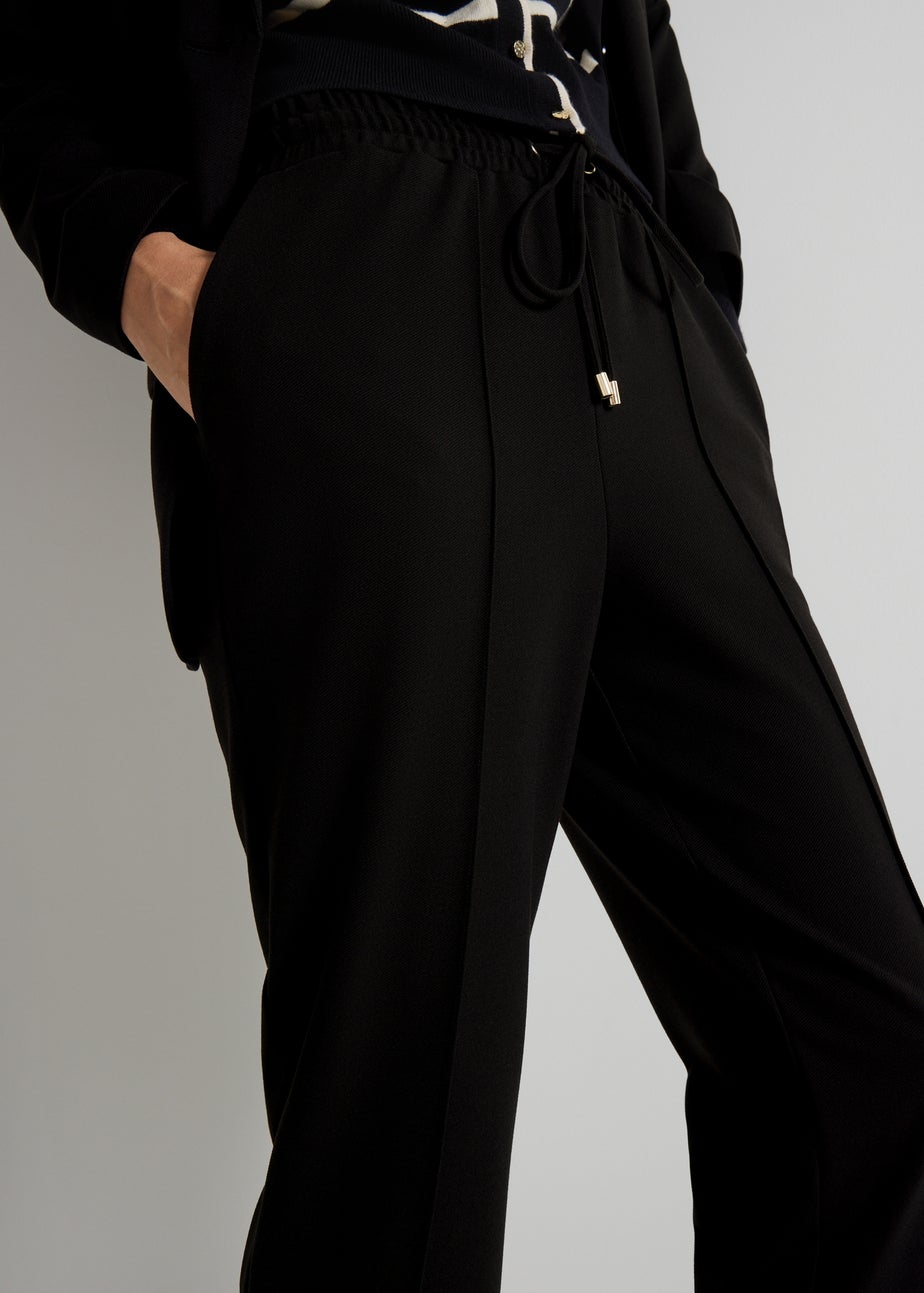 Et Vous Black Ponte Twill Jogging Bottoms