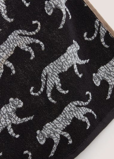 Brown Leopard Hand Towel