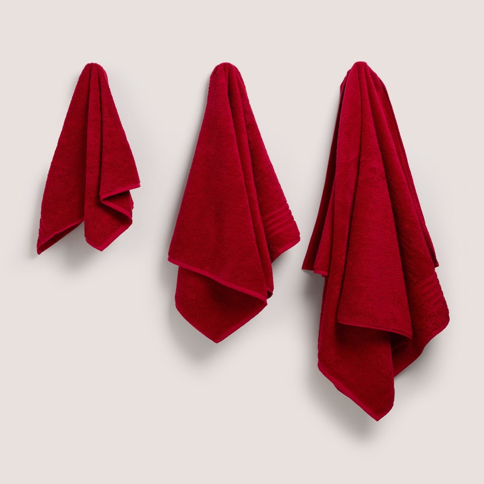Egyptian Dark Red Burgandy Towel