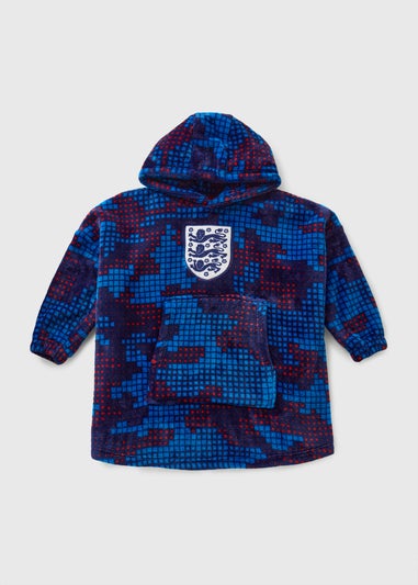 England Boys Navy Snuggle Hoodie (7-13yrs)