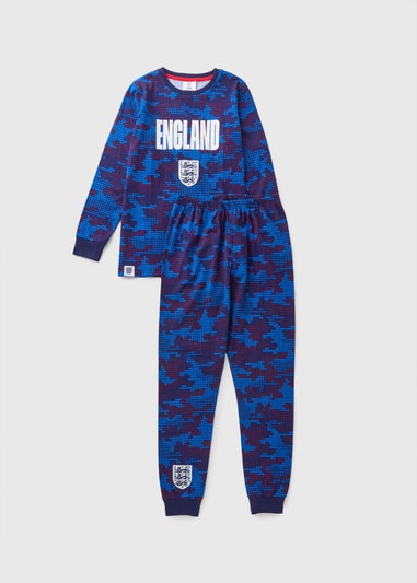 England Boys Navy Camo Pyjama Set (4-13yrs)