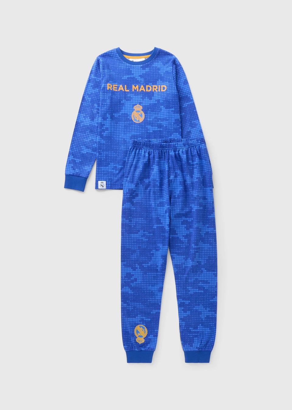Boys Blue Real Madrid Pyjama Set (4-13yrs)