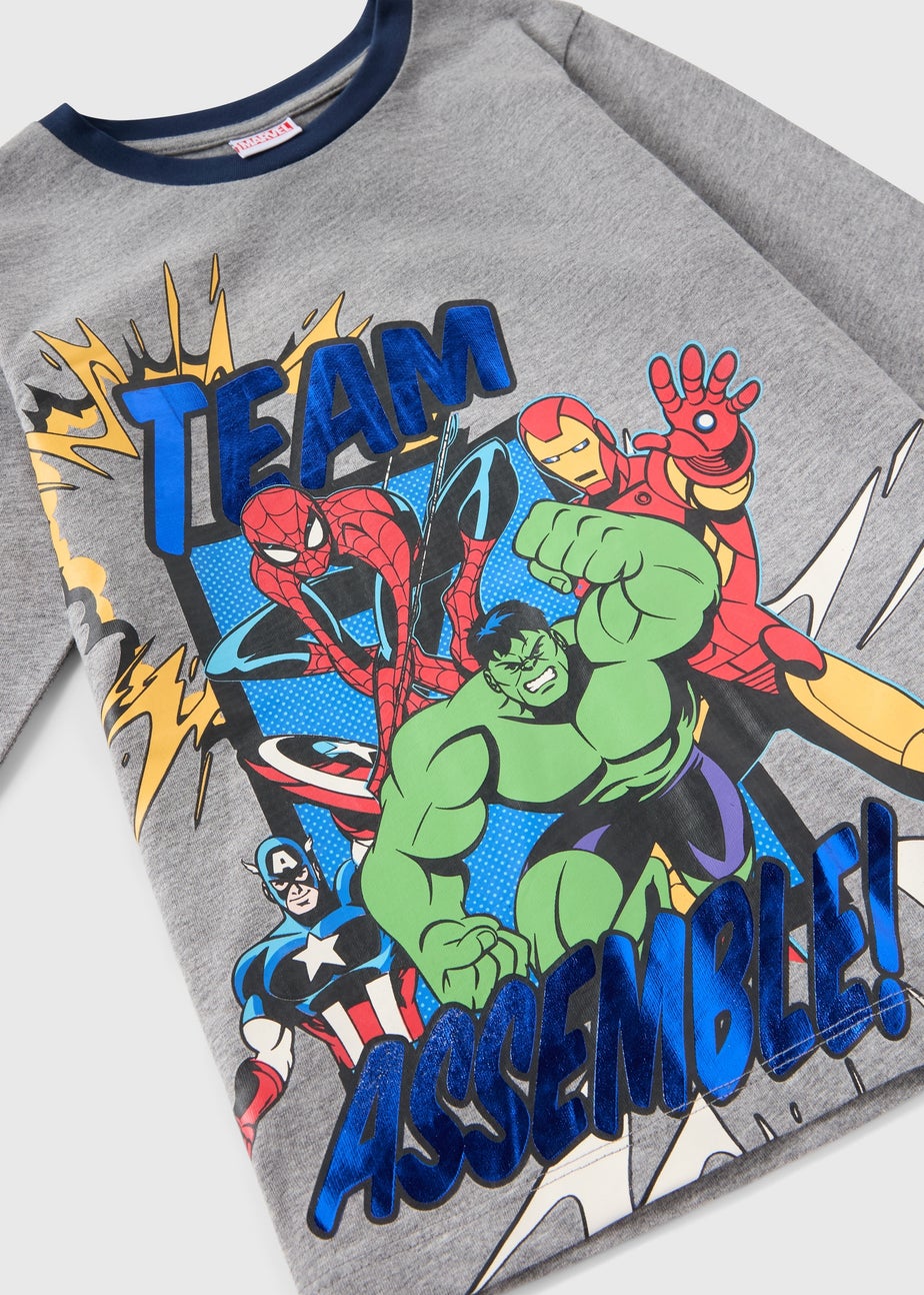 Marvel 2 Pack Boys Blue Pyjama Sets (4-13yrs)