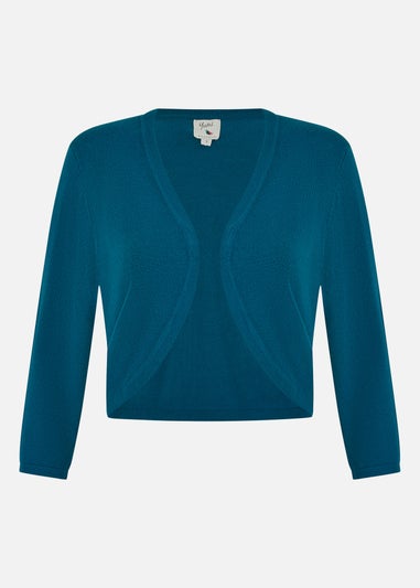 Yumi Teal Knitted Bolero