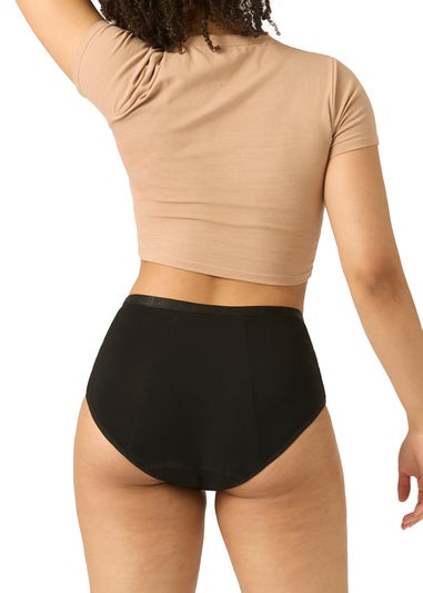 Modibodi Black Moderate/Heavy Period Full Brief Pants