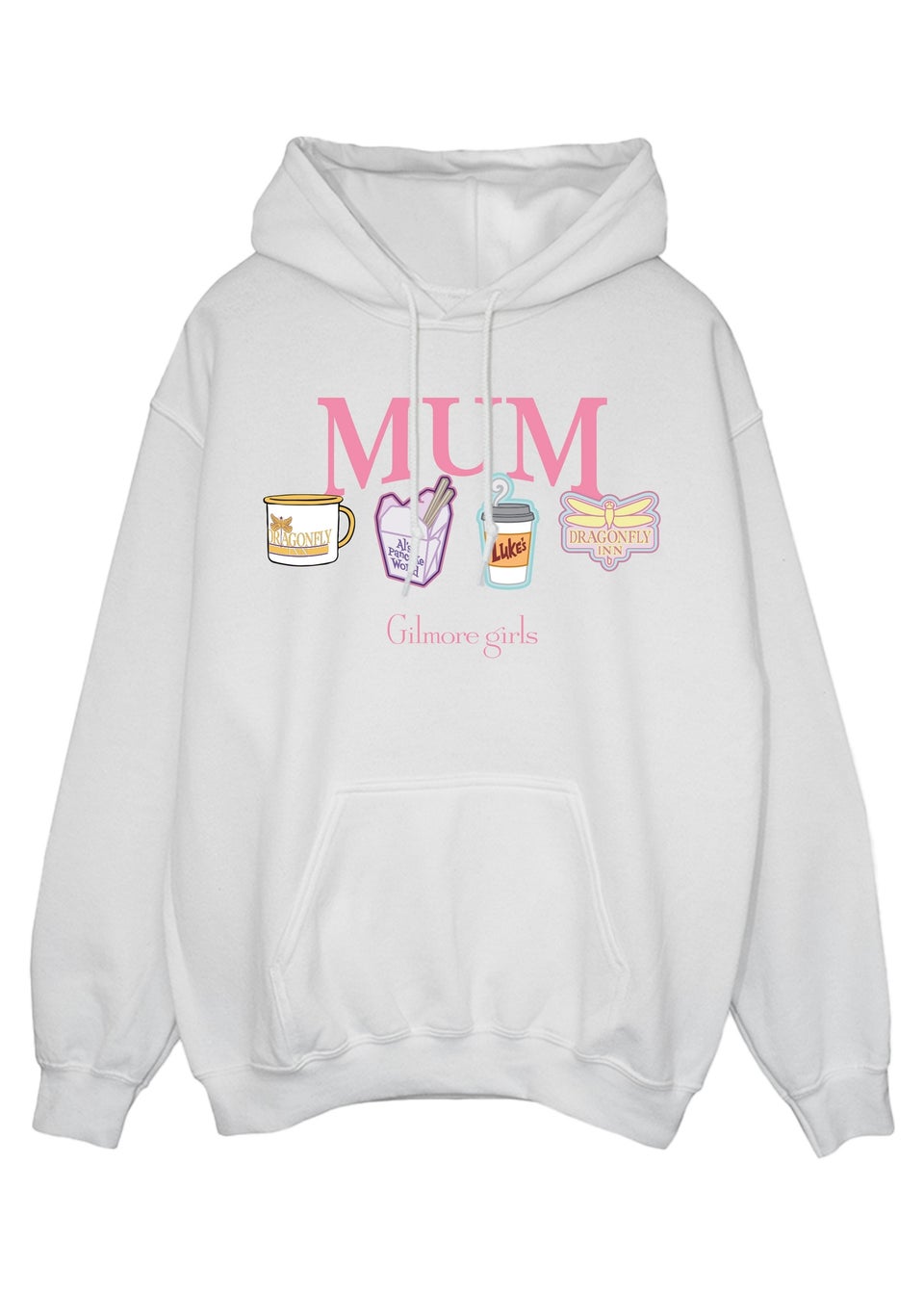 Gilmore Girls Mum White Hoodie