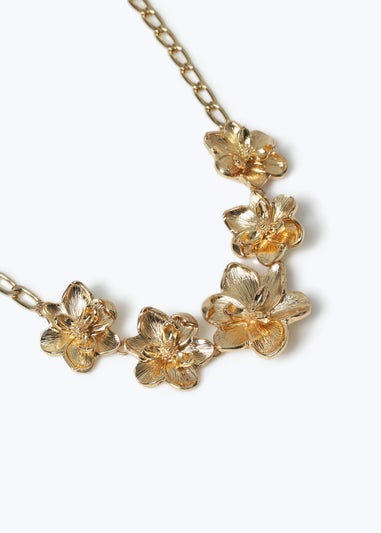 Muse Gold Flower Necklace