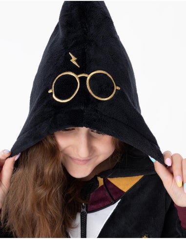 Vanilla Underground Harry Potter Gryffindor Unisex Kids Black Onesie (7-14 Years)
