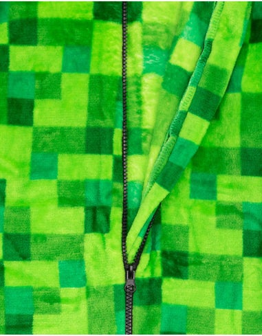 Vanilla Underground Minecraft Pixelated Creeper Boys Onesie