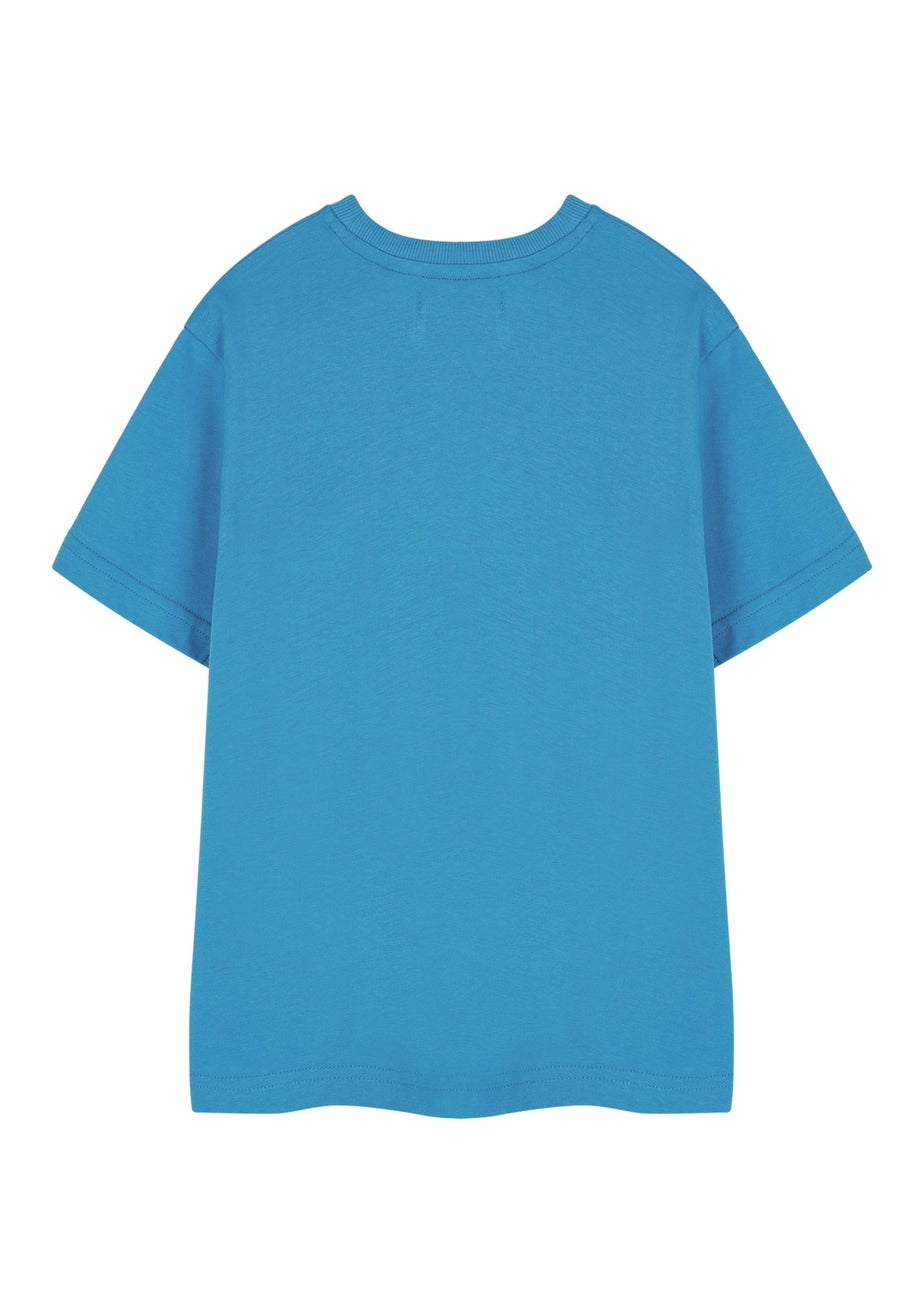 Spiderman Jump Blue T-Shirt (2-14 Years)