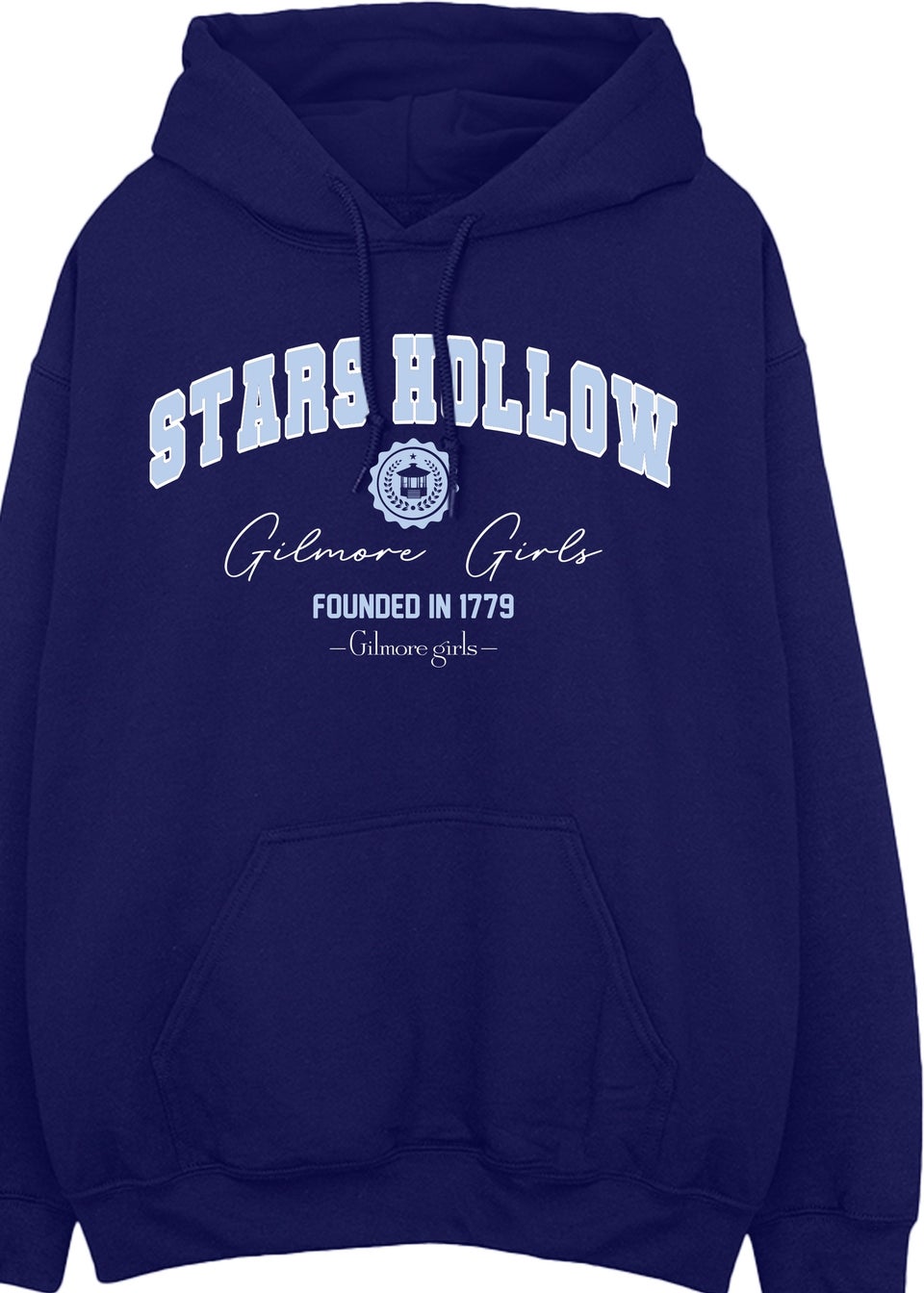 Gilmore Girls Stars Hollow Navy Graphic Hoodie