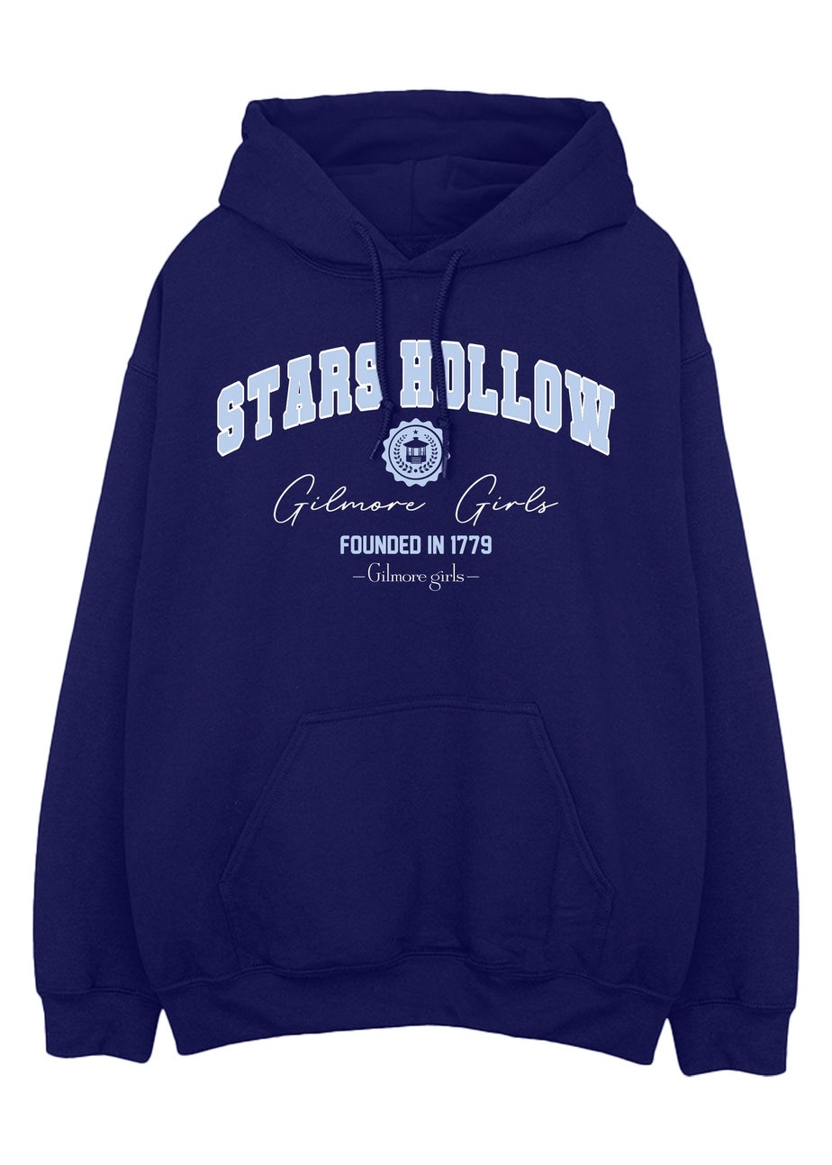 Gilmore Girls Stars Hollow Navy Graphic Hoodie