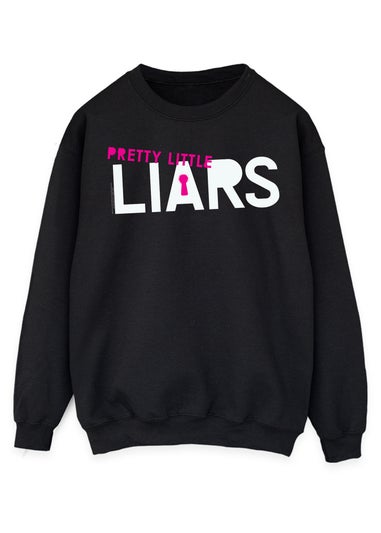 Pretty Little Liars Text Logo Black Sweatshirt