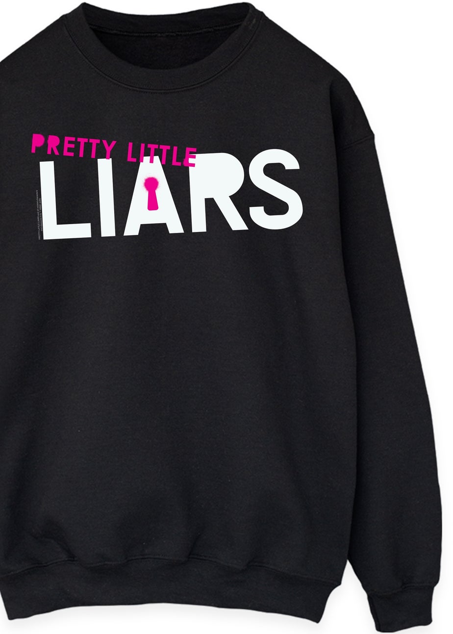 Pretty Little Liars Text Logo Black Sweatshirt