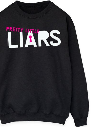 Pretty Little Liars Text Logo Black Sweatshirt