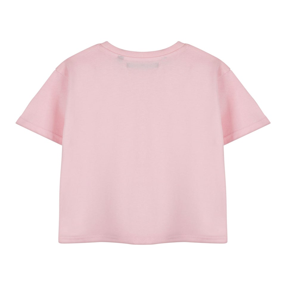 Disney Lilo & Stitch Love Girls Pink T-Shirt (3-14 Years)