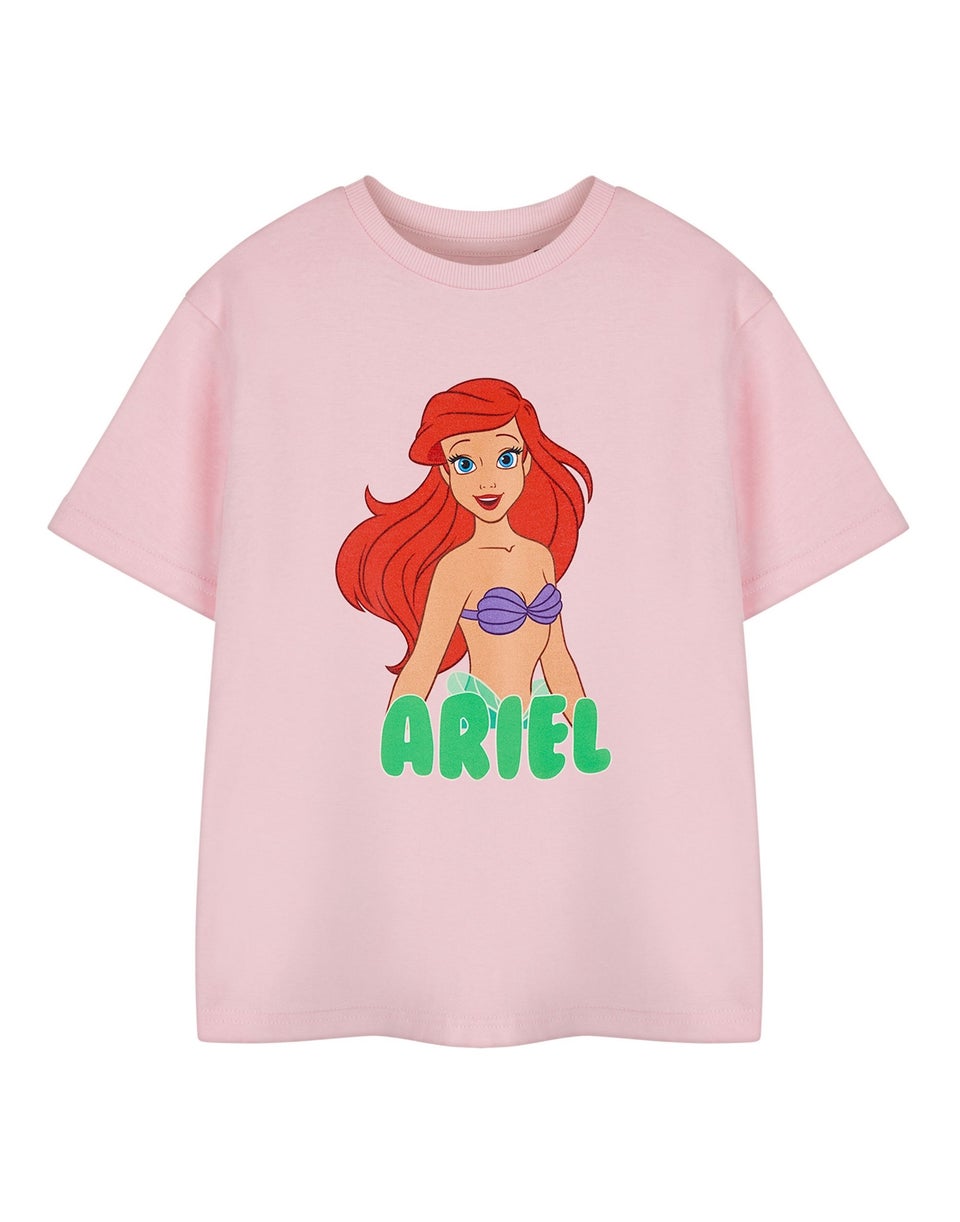 Vanilla Underground Disney Ariel Pink T-Shirt (3-8 Years)