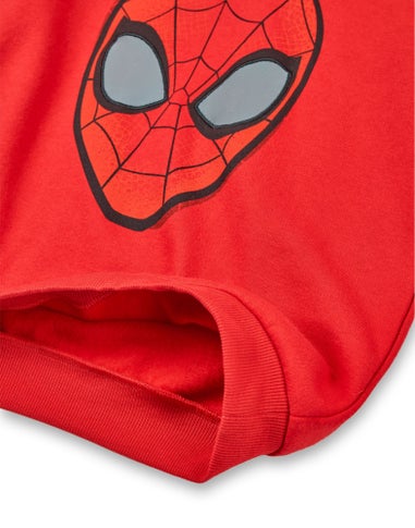 Vanilla Underground Marvel Spiderman Boys Red Hoodie (2-8 Years)