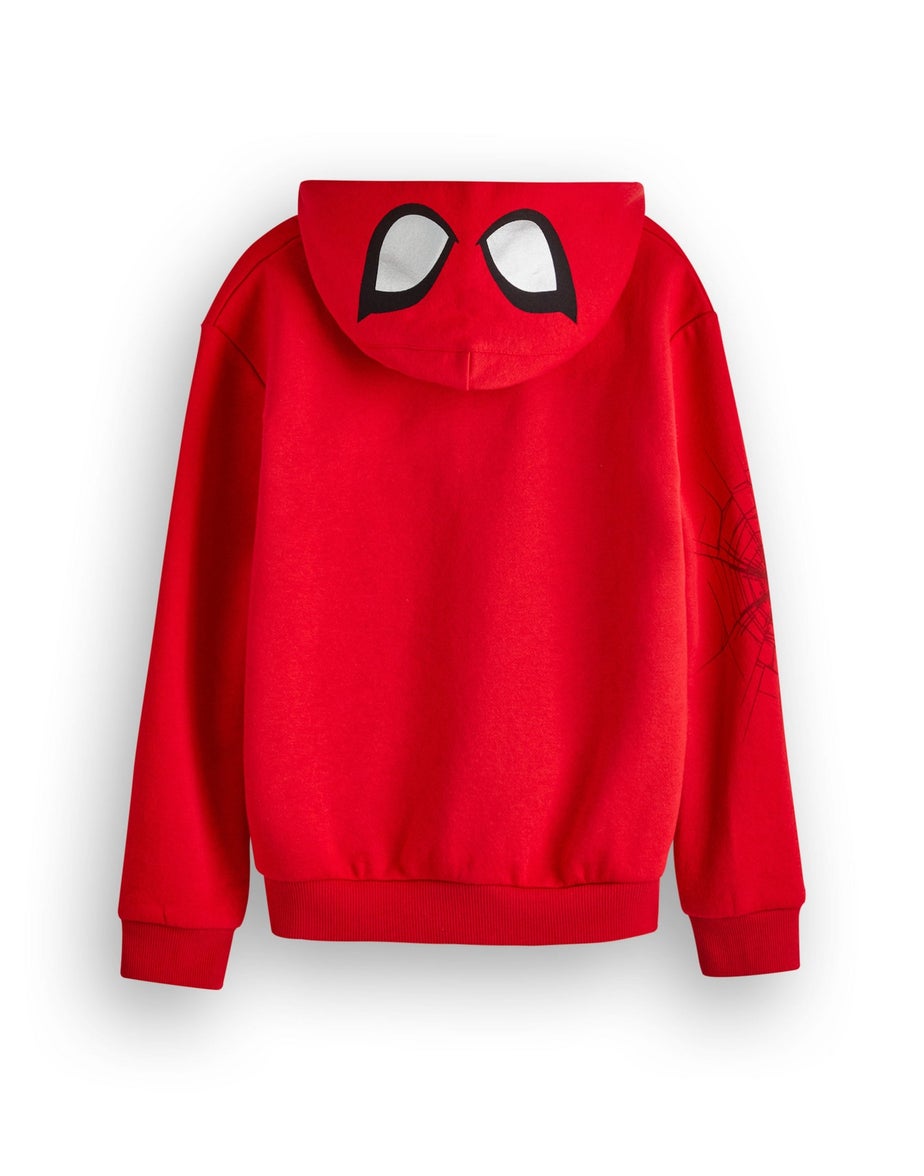 Vanilla Underground Marvel Spiderman Boys Red Hoodie (2-8 Years)