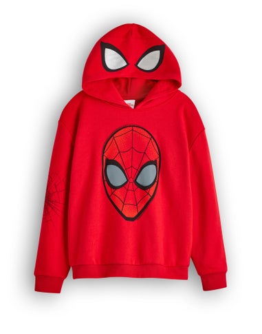Vanilla Underground Marvel Spiderman Boys Red Hoodie (2-8 Years)