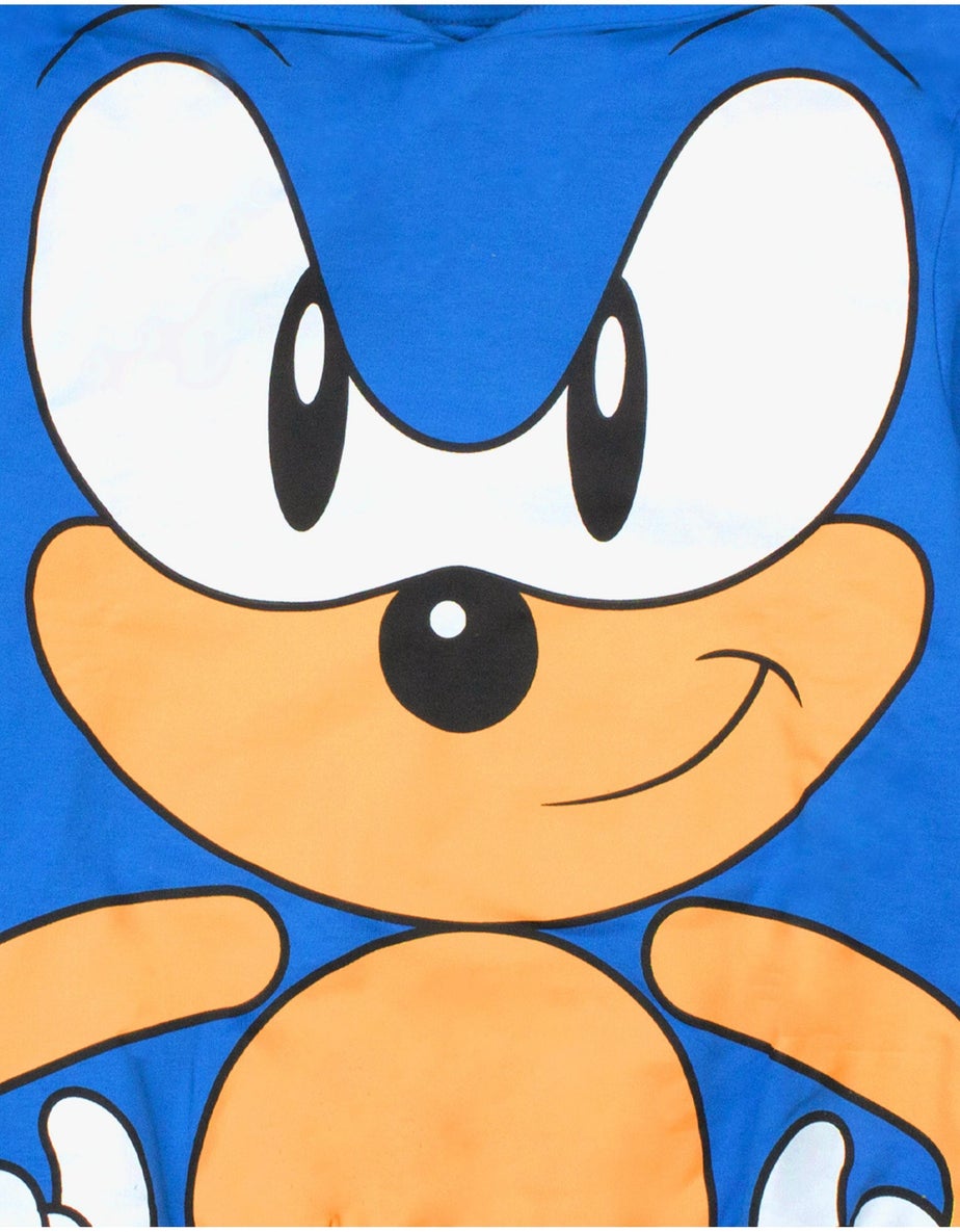 Vanilla Underground Sonic The Hedgehog Blue 3D Ears Boy's Hoodie (4-8 years)