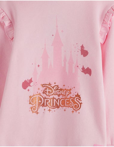 Vanilla Underground Disney Princess Girls Pink Hoodie (3-8 Years)