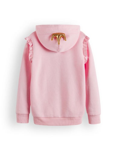 Vanilla Underground Disney Princess Girls Pink Hoodie (3-8 Years)