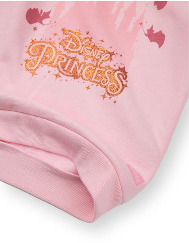 Vanilla Underground Disney Princess Girls Pink Hoodie (3-8 Years)