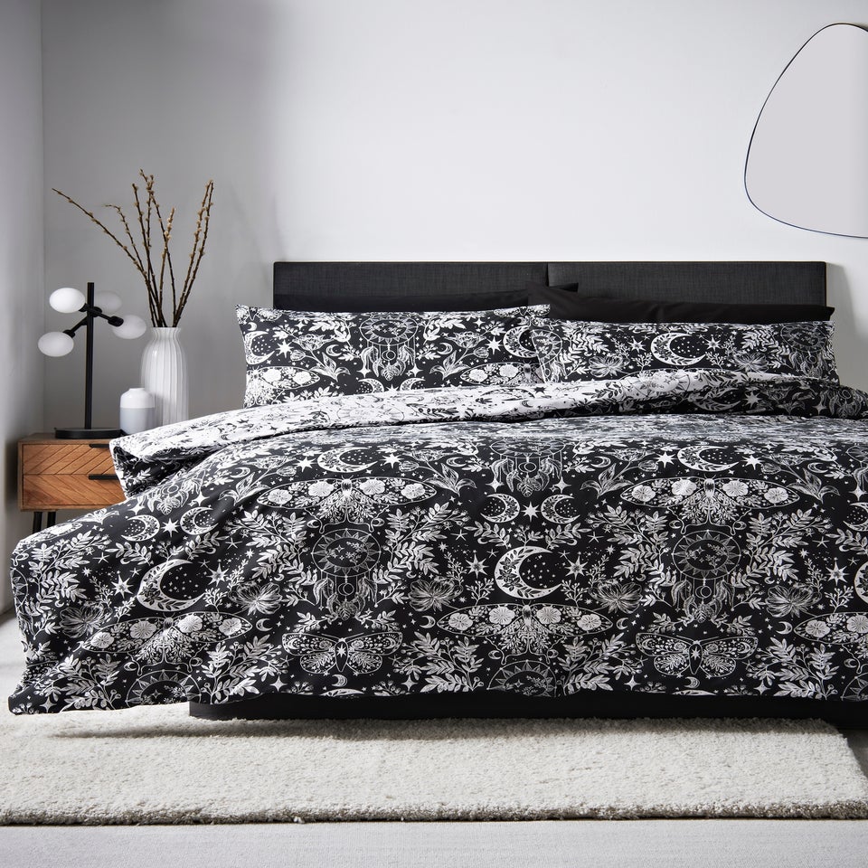 Black Celestial Duvet Set