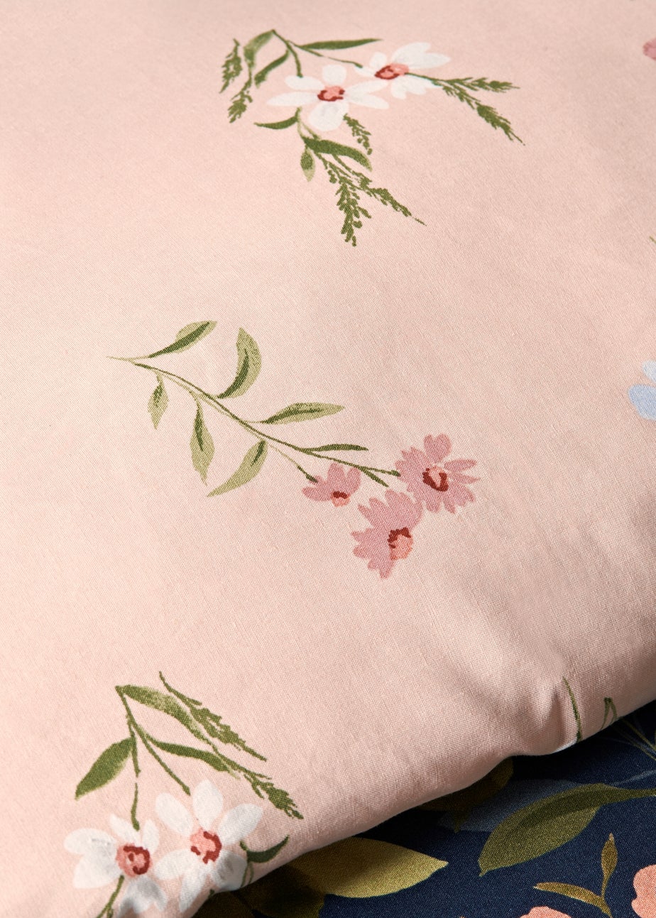 Navy Heritage Floral Duvet Set