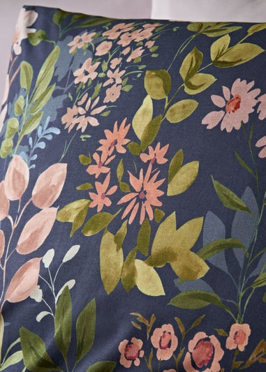 Navy Heritage Floral Duvet Set
