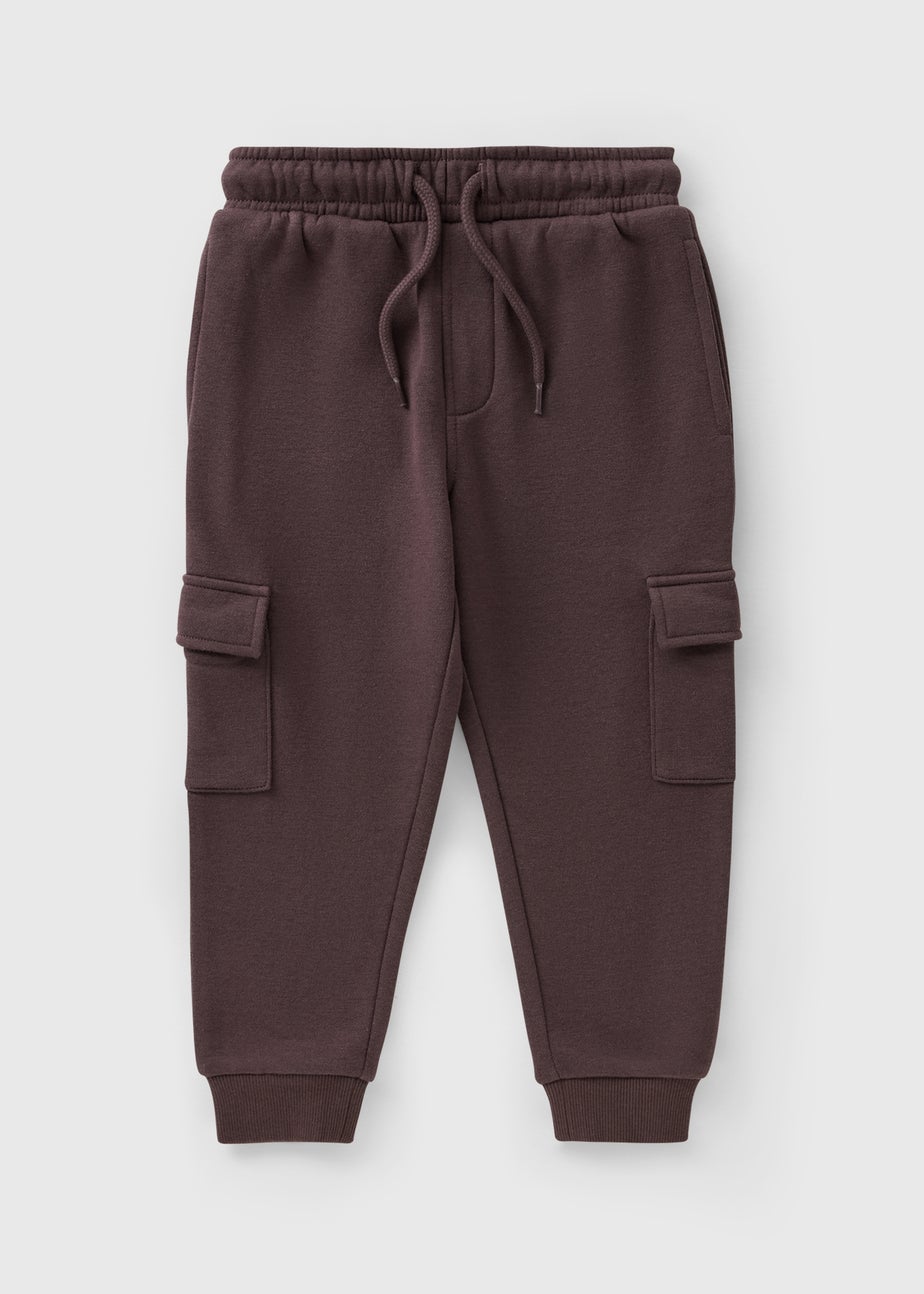 Boys Brown Cargo Jogging Bottoms (1-7yrs)