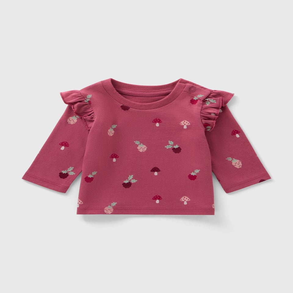 Baby Burgundy Berry Top (Newborn-23mths)