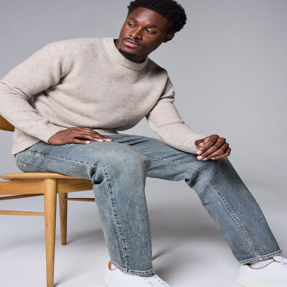 Green Cast Straight Leg Jeans