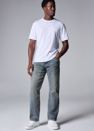 Green Cast Straight Leg Jeans