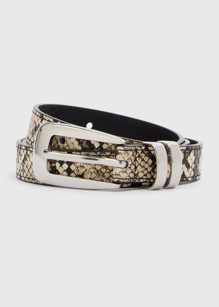 Snake Print Belt