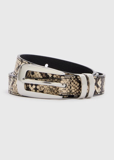Snake Print Belt