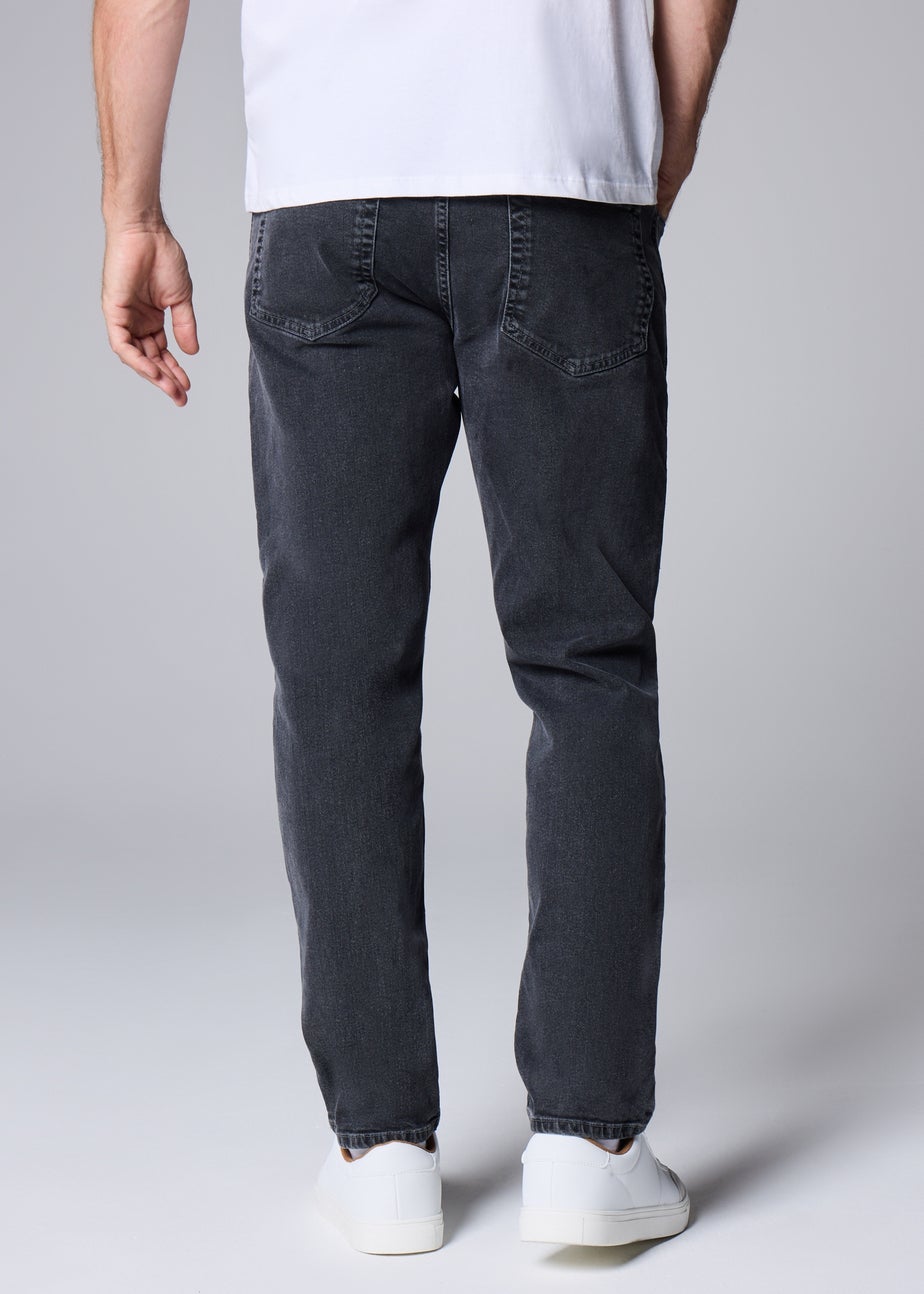 Grey Tapered Jeans